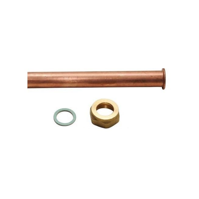 Tubo In Rame Per Caldaia Diritto Con Calotta- 1/2 14X180 Mm- Debor- Pezzi 1 in Impianti di scarico BricoGo - Marano di Napoli, commercioVirtuoso.it