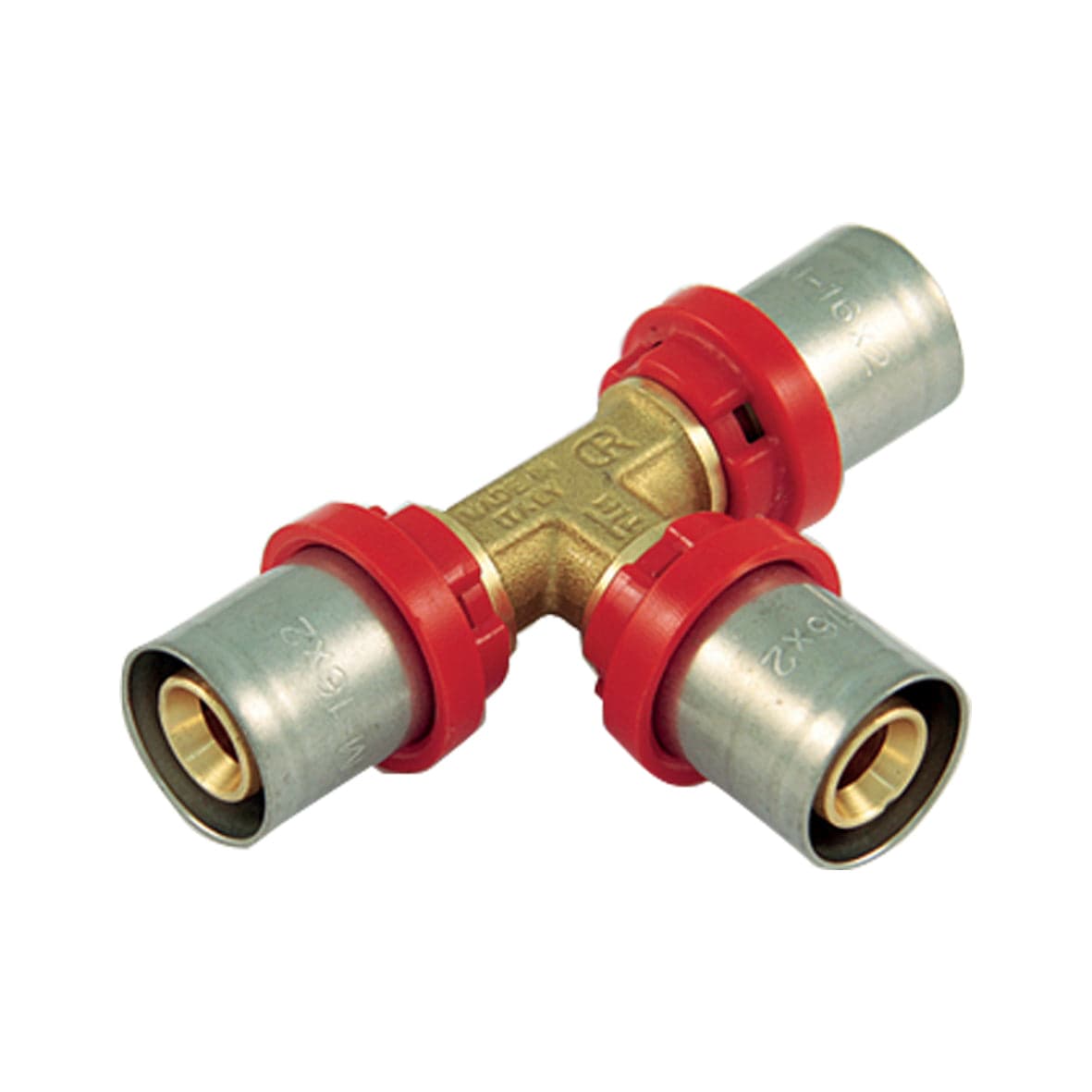 Raccordo Press A T Compact Per Multistrato- 16 X 2,0 - 16 X 2,0 - 16 X 2,0- Tiemm- Pezzi 1 in Riscaldamento a pavimento BricoGo - Marano di Napoli, commercioVirtuoso.it
