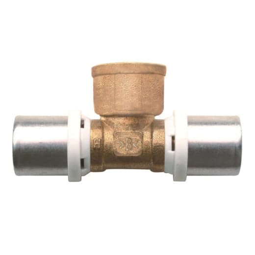 Raccordo A Tee Femmina Ibp A Pressare Per Multistrato- 1/2X20- Ibp- Pezzi 1 in Raccordi a compressione BricoGo - Marano di Napoli, commercioVirtuoso.it
