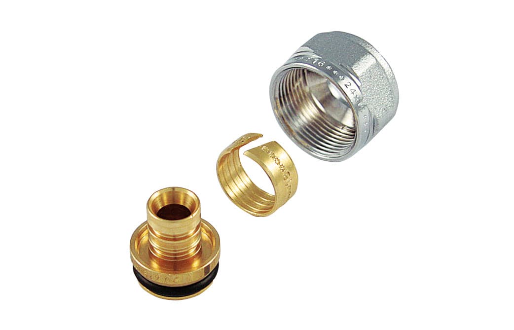 Adattatore Cromo Per Tubo Multistrato- 16X2- Tiemm- Pezzi 1 in Anelli per rubinetti BricoGo - Marano di Napoli, commercioVirtuoso.it
