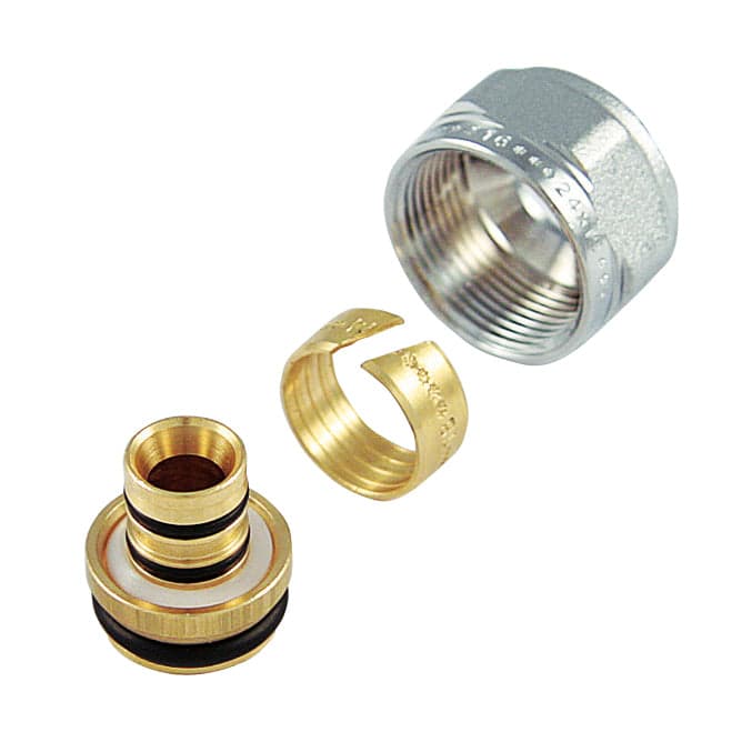 Adattatore Cromato Per Multistrato Passo 1/2 X 16- 16 X 2- Tiemm- Pezzi 1 in Adattatori per tubi BricoGo - Marano di Napoli, commercioVirtuoso.it