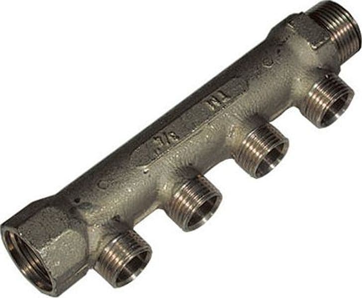 Collettore Mf Da 3/4 X 1/2 Per Ogiva Teflon- 4 Vie- Tiemm- Pezzi 1 in  BricoGo - Marano di Napoli, commercioVirtuoso.it