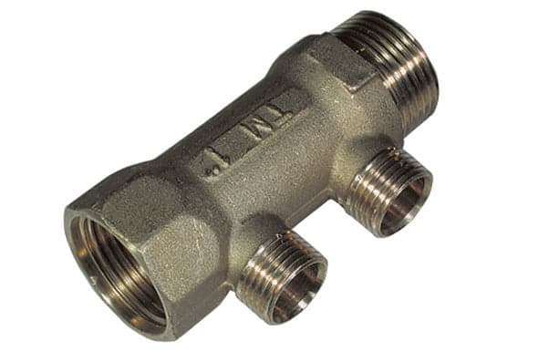Collettore Mf Da 1 X 1/2 Per Ogiva Teflon- 2 Vie- Tiemm- Pezzi 1 in Manometri compressione BricoGo - Marano di Napoli, commercioVirtuoso.it
