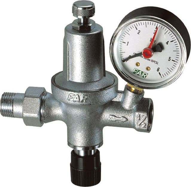 Gruppo Di Riempimento Automatico Cromato Con Manometro (Far)- M.F. 1/2 Gas- Far- Pezzi 1 in Accessori BricoGo - Marano di Napoli, commercioVirtuoso.it