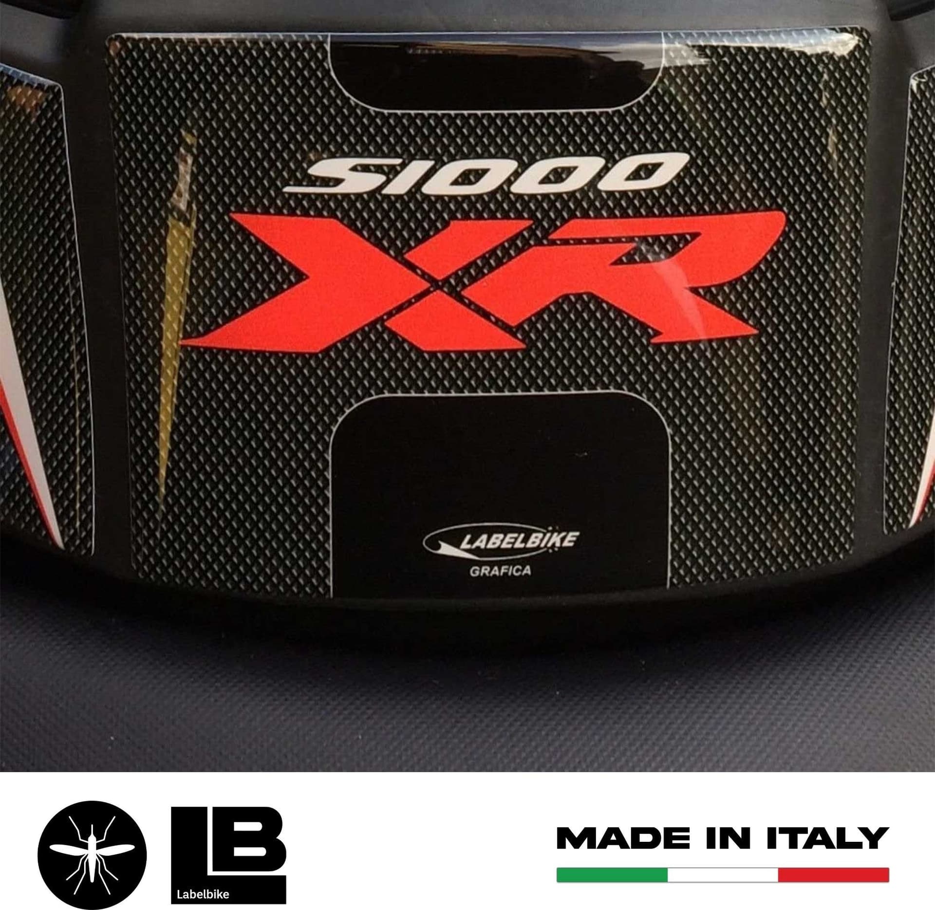 PARASERBATOIO in RESINA 3D ADESIVO SERBATOIO compatibile per MOTO BMW S1000XR in Paraserbatoio LabelBike - Bibbiano, commercioVirtuoso.it