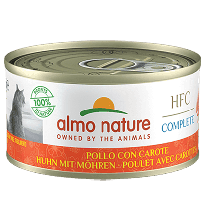 Almo Nature Scatoletta HFC Complete gusto Pollo e Carote per Gatti Adulti 70gr in Secco 101 Market - Poggibonsi, commercioVirtuoso.it