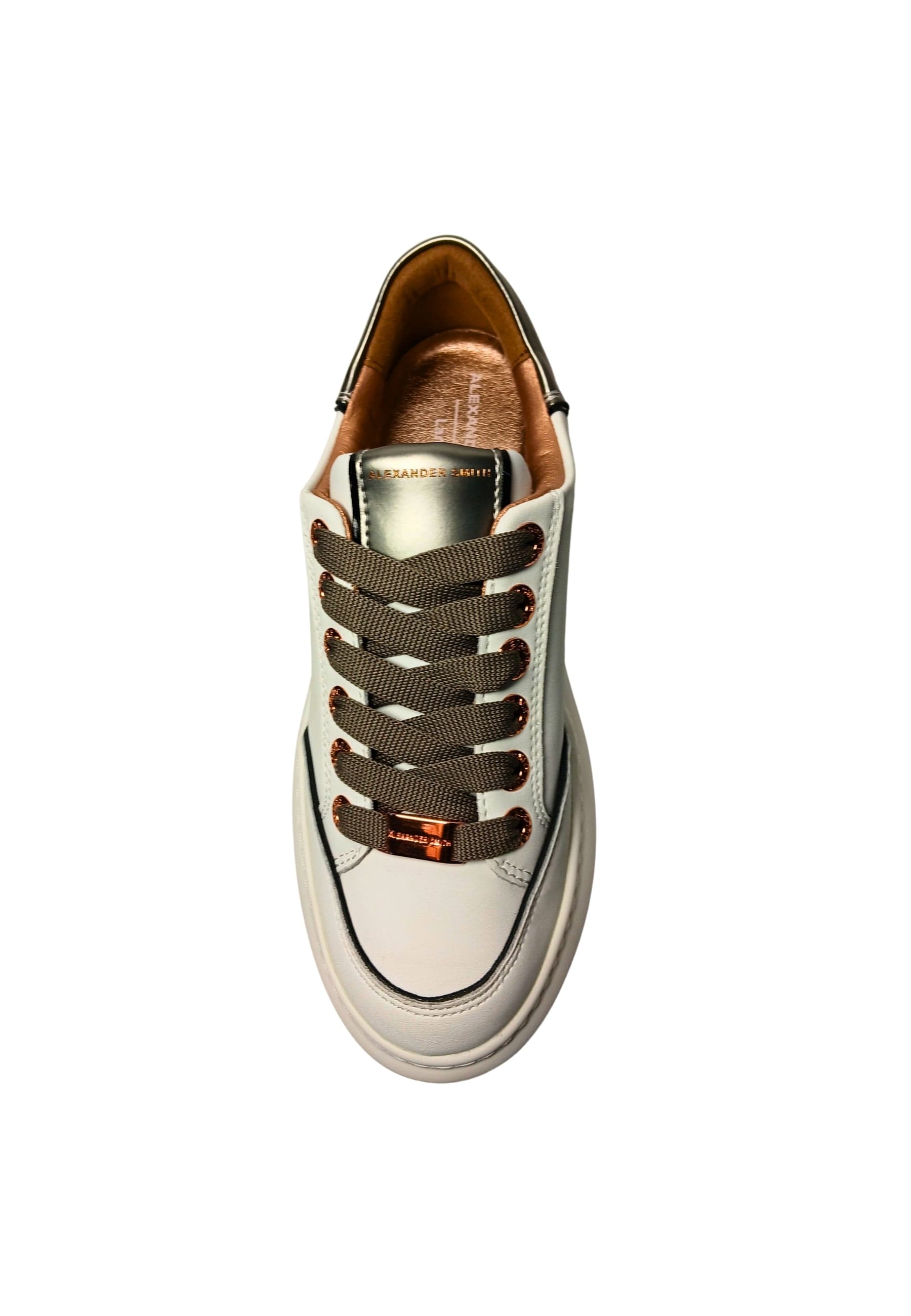 ALEXANDER SMITH Scarpe Donna Alexander Smith Lancaster Woman- White Dark Silver da donna in Sneaker casual Drestige - Casamassima, commercioVirtuoso.it