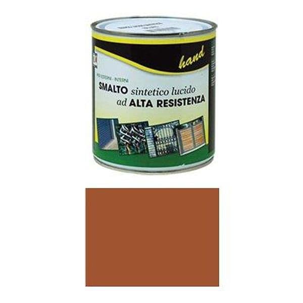 Smalto a Solvente Hand Cuoio 750 ml 6 Pezzi
