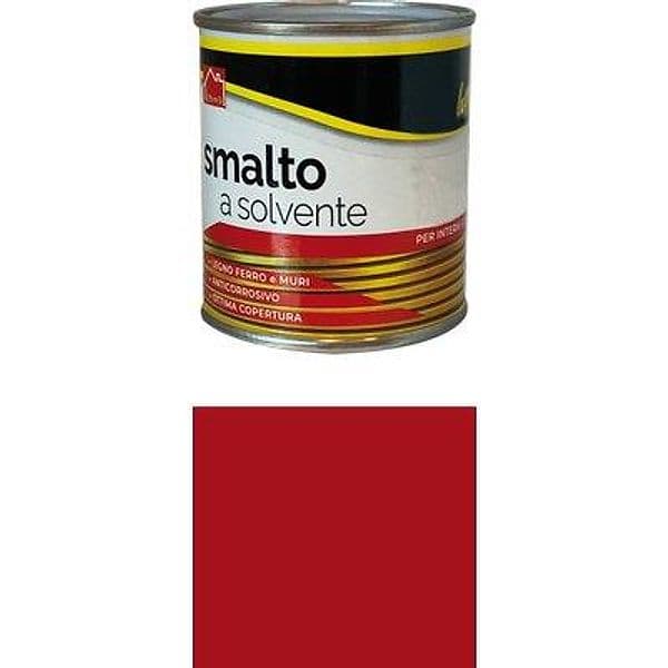 Smalto a Solvente Hand Rosso Fuoco 125 ml 6 Pezzi