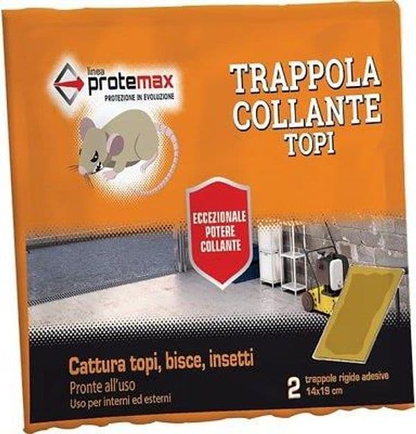 Trappola Topi Adesiva Protemax 20 x 15 cm 2 Pezzi