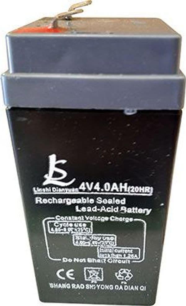 Batteria per Bilancia Bilico Digitale 420120 Pb Acido Volt 4 Ah 4