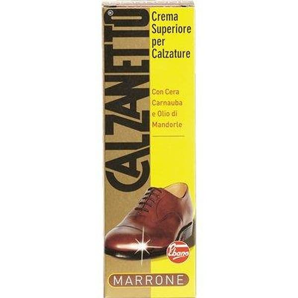 Crema Lucida Scarpa Calzanetto Marrone 50 ml 6 Pezzi