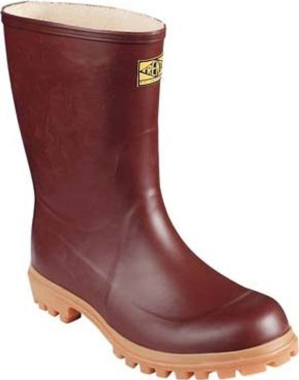 Stivale Gomma Tronchetto Carrarmato Trento Marrone 41
