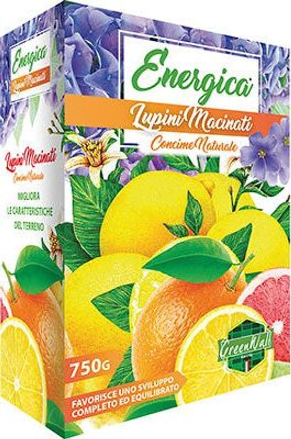 Concime Granulare Lupini Macinati Energica 750 g 6 Pezzi