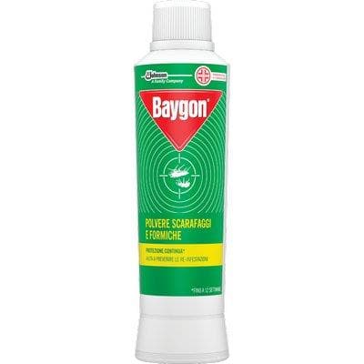 INSETTICIDA SCARAFAGGI E FORMICHE POLVERE BAYGON - GR 250- 24 pezzi