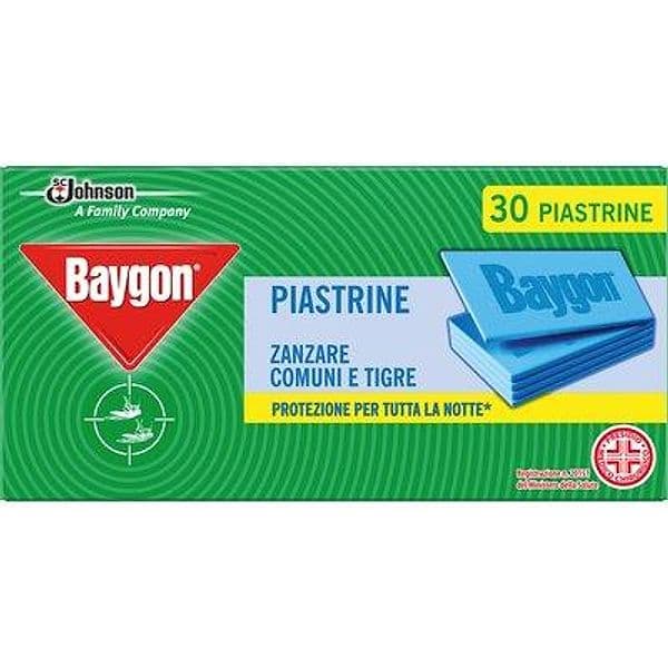 Piastrina Zanzare Tigre Baygon 30 Pezzi