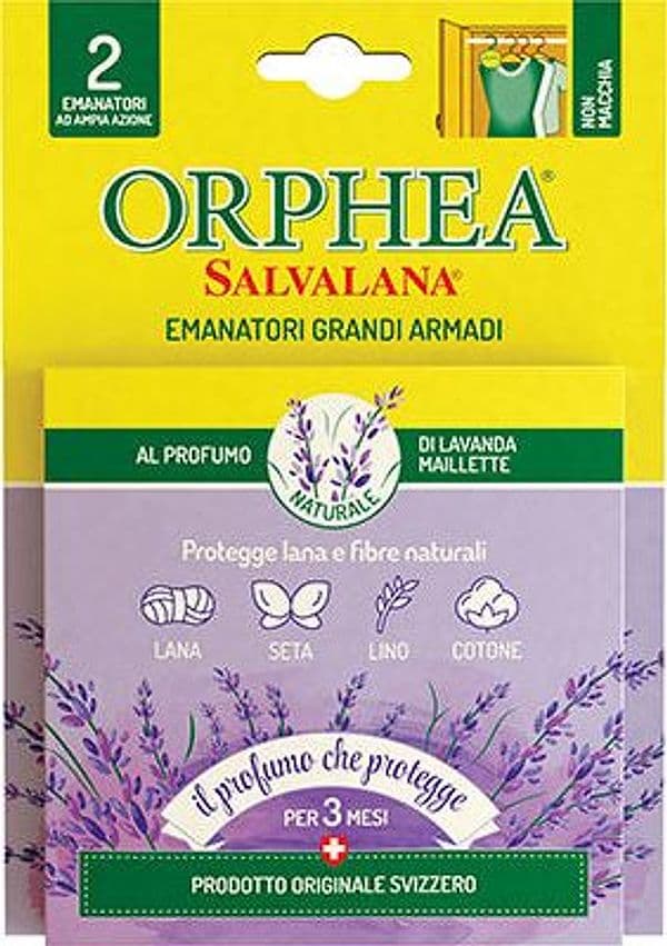Antitarme Salvalana Grandi Armadi Orphea Lavanda 2 Pezzi