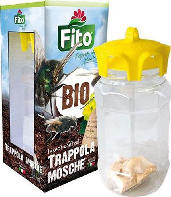 Trappola Insetti Volanti Fito con Esca Biologica 6 Pezzi