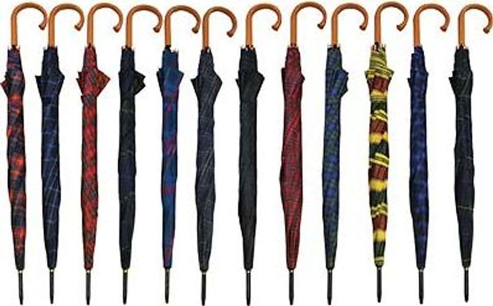 Ombrello Pioggia Golf Scozzese 134 cm 3 Pezzi