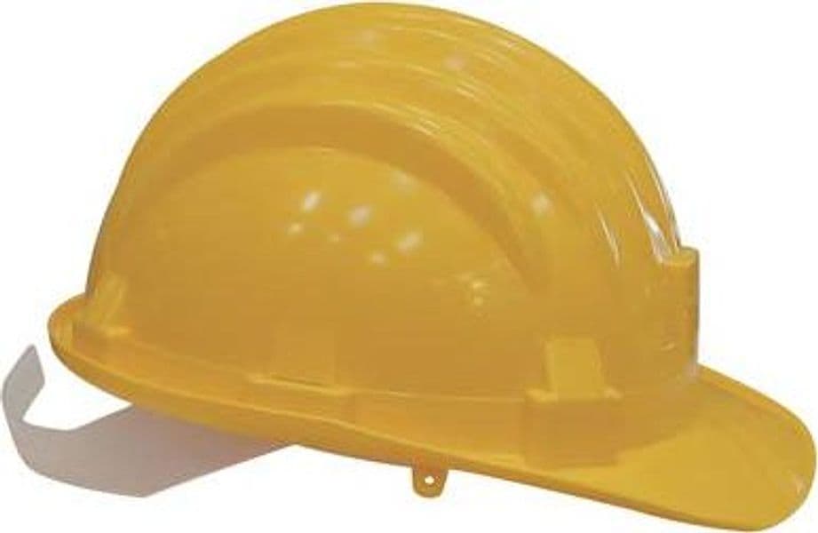 Elmetto Sicurezza Senza Sottogola Giallo 5 Pezzi