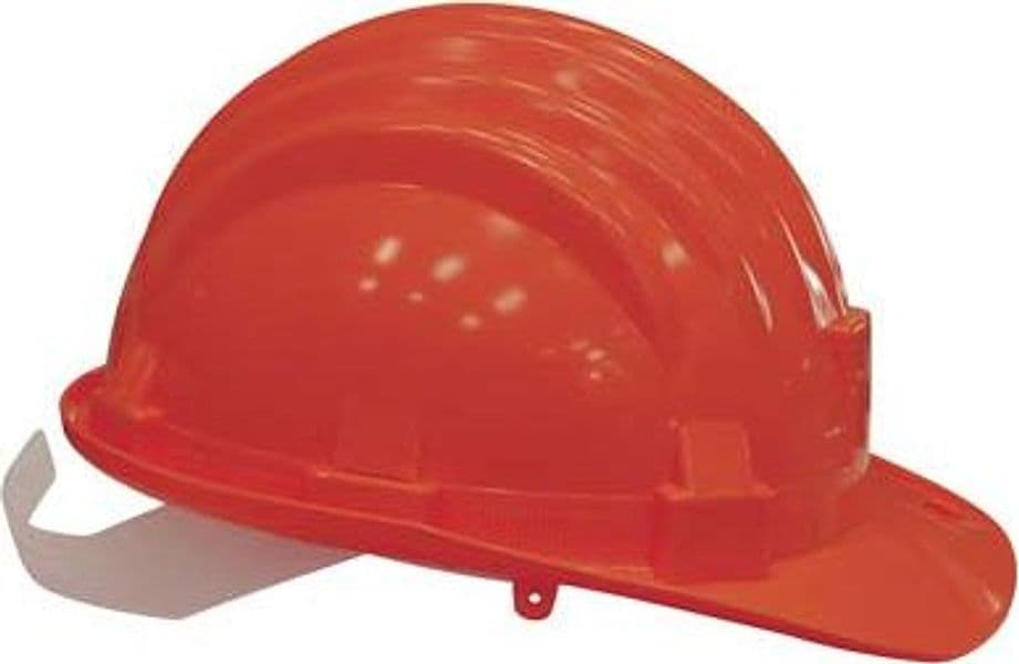 Elmetto Sicurezza Senza Sottogola Rosso 5 Pezzi