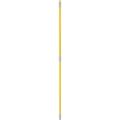 Manico Scopa Mop Telescopico Apex - Acciaio Verniciato Mm 21 Filetto Italia Cm 77/132- 6 Pezzi