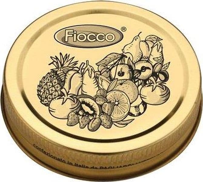 Tappo per Vaso Vetro Fiocco Sole 70 mm 2 Pezzi