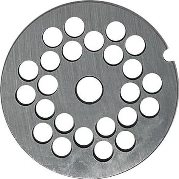 Piastra per Tritacarne Elettrico Inox Reber N° 10 a 12 Foro 8