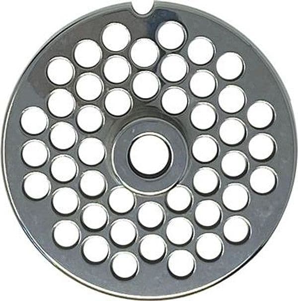 Piastra per Tritacarne Elettrico Inox Reber N° 20 a 22 Foro 8
