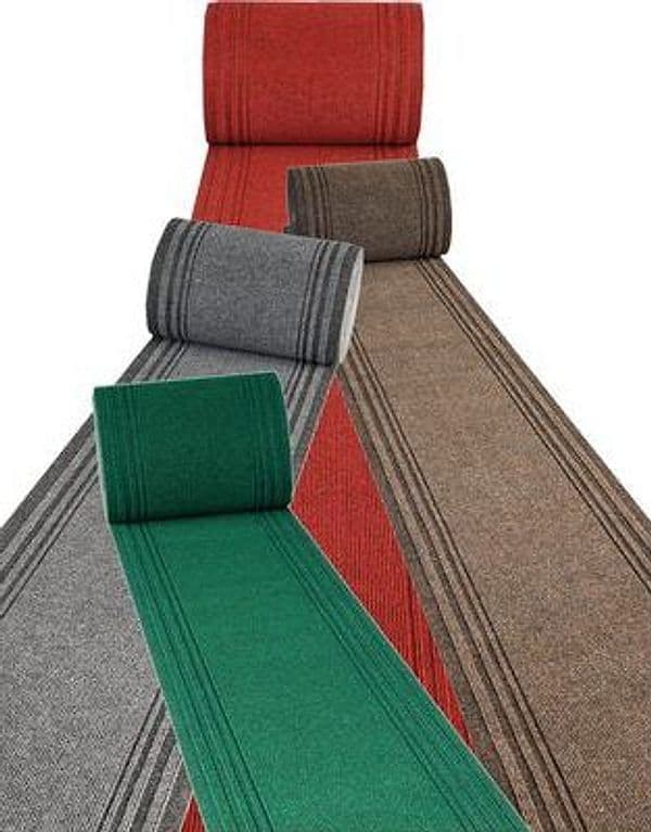 Passatoia Agugliato Passat Lattice Sintetico Rosso H.cm 67 L.30 m