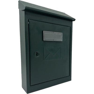 Cassetta Posta Tradizione Egizia Maxi Acciaio Vern Verde Mm 200X60 H.Mm 300