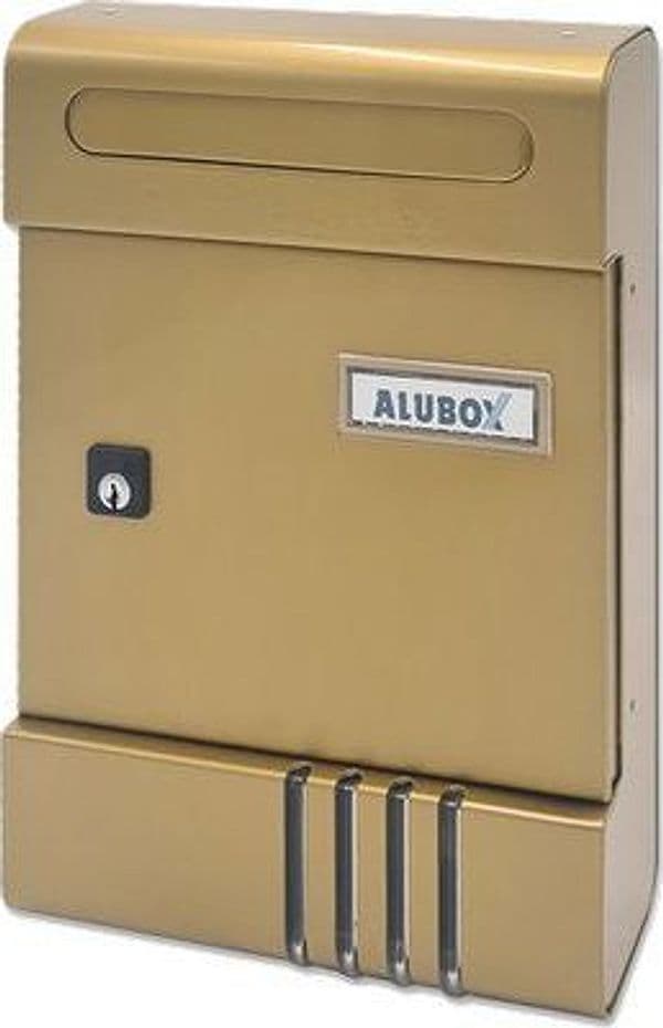 Cassetta Posta Se Alubox Alluminio Verniciato Bronzo Mm 200X70 H.mm 290