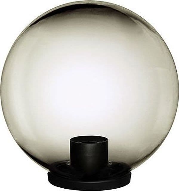 Lampione Globo Fume Max Watt 60 E27 230 V 25 cm 2 Pezzi