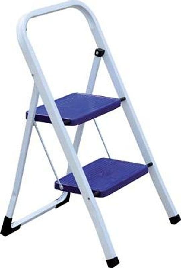 Sgabello Aladino Domus Acciaio Verniciato Gradini 2 H.mm 450
