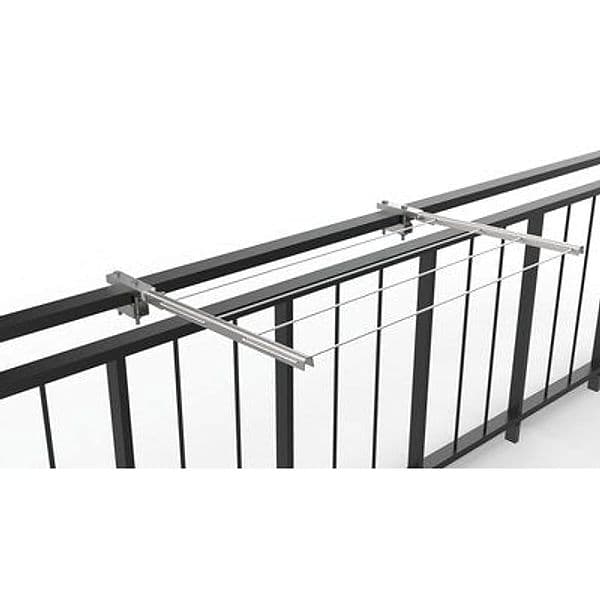 Stendino Pieghevole per Ringhiera 713 Minutex Acciaio Zincato 58 cm 2338101