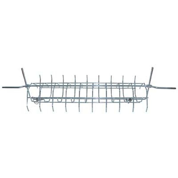 Spiedo Girarrosto a Gabbia Inox Cm 70