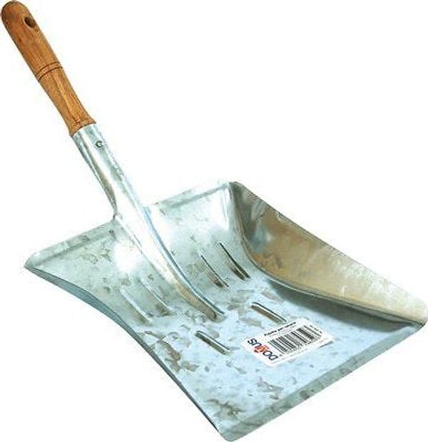 Paletta per Cenere Extra Domus Legno Acciaio Zinc 22 x 43 cm 6 Pezzi