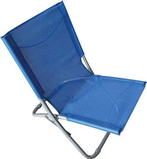 Spiaggina Easy Domus Acciaio Text Verdeblu Cm 48X62 H.cm 64