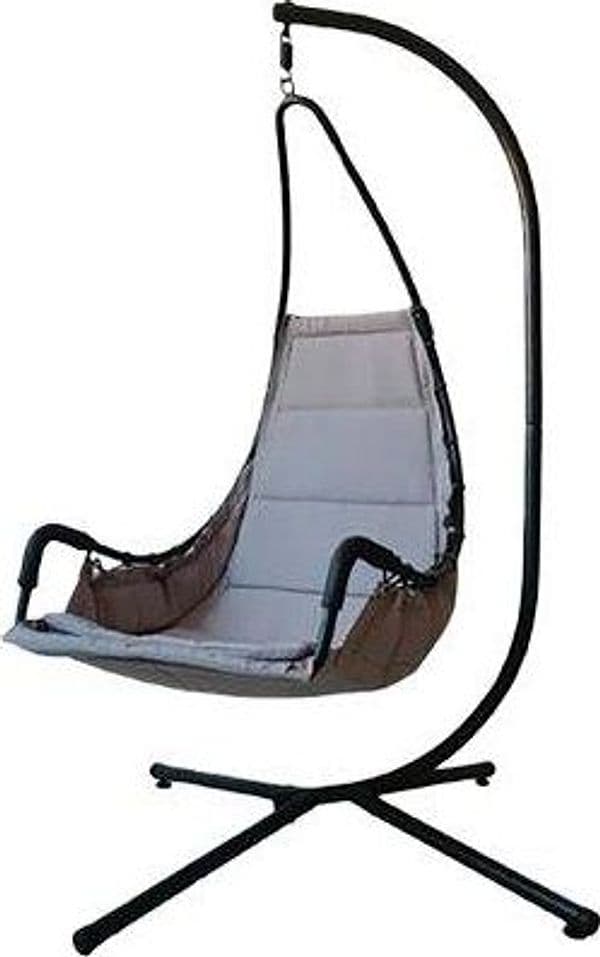 Poltrona a Dondolo Asn Domus H. con Cuscino 130 x 80 cm 190 cm