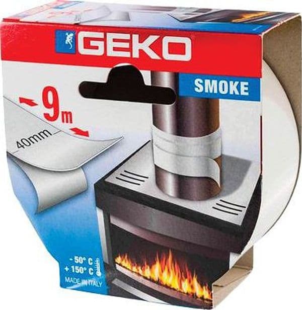 Nastro Alluminio Emmesmoke Geko Bianco 9 m 4 cm 2 Pezzi