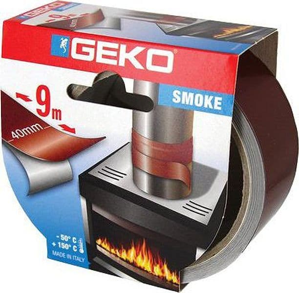 Nastro Alluminio Emmesmoke Geko Marrone 9 m 4 cm 2 Pezzi