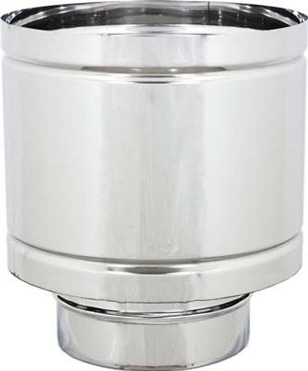 Terminale Scarico a Botte Maschio Acciaio Inox 304 cm 14 H.cm 24