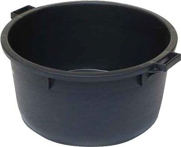 Mastellone Sottospina Tondo Nero con Manici Ics Ldpe Lt 100 cm 75 H.cm 33