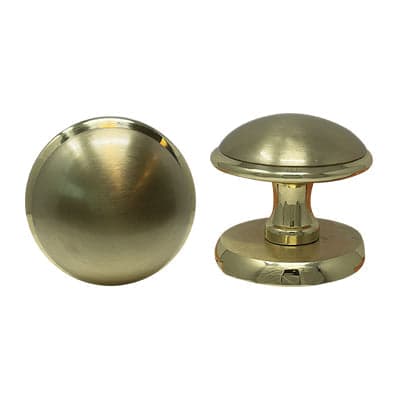 POMOLO X PORTONE GIADA  OTTONE ORO SATINATO D.MM 70 BASE D.MM 70