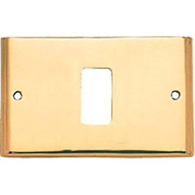 Placca Coprifrutti Cottali - Ottone Posti 1 Mm 125X74 Magic/Venus- 2 Pezzi