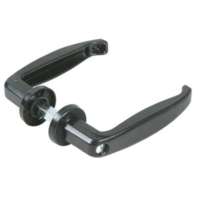 MANIGLIE X PORTA METALLO 355 COMBI - ZAMA VERN NERA VITE IN TESTA MM 50/60 Q8- 5 pezzi