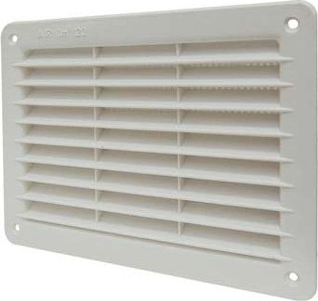 Bocchetta Aerazione Polistirene Quadra 120 x 360 mm 7 Pezzi