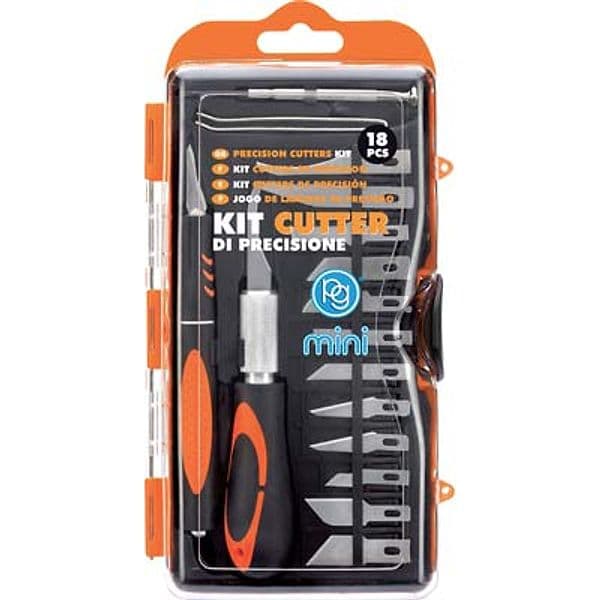 Cutter di Precisione in Kit PG 18 Pezzi