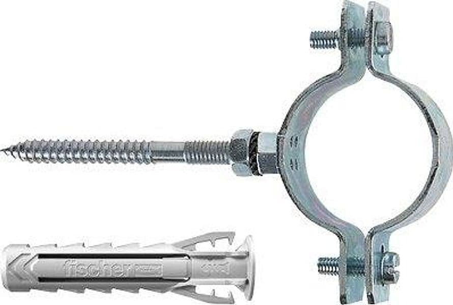 Collare Tubo Cpt Fischer Vite e Tassello Sx Plus 1/2 10 Pezzi