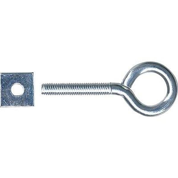 Occhiolo Filettato con Dado Quadro Puccioni M6 x 40 mm 16 x 40 mm 200 Pezzi